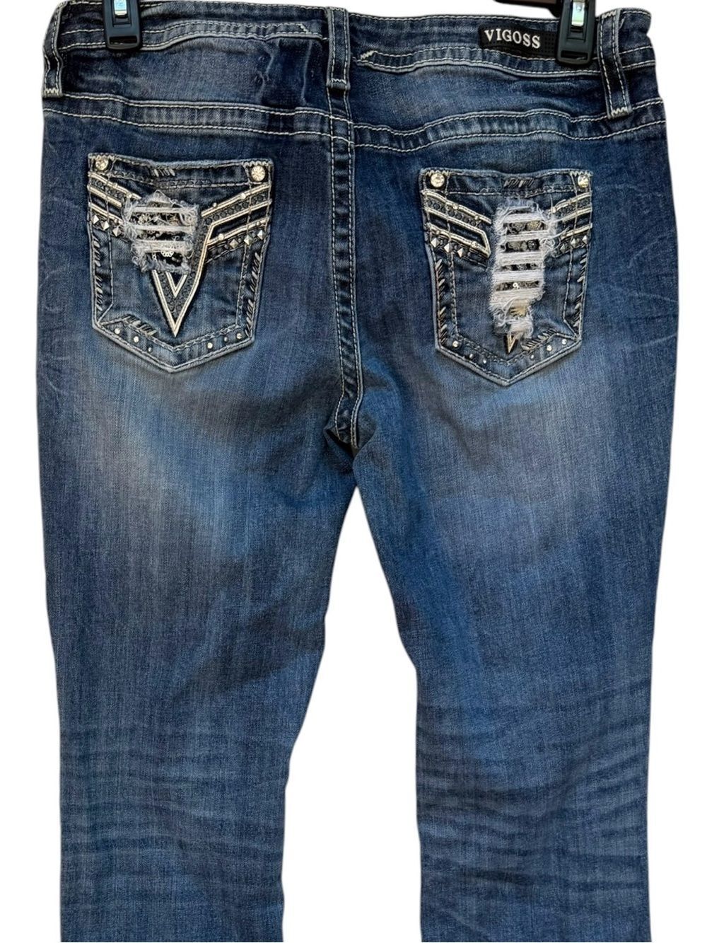 Vigoss Heritage Fit Slim Boot size 12 Short Women’s Stretch Comfort Jeans